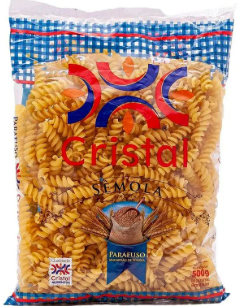 MACARRAO CRISTAL PARAFUSO 500G