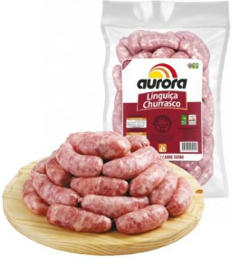 LINGUICA DE CARNE SUINA AURORA 5KG CHURRASCO