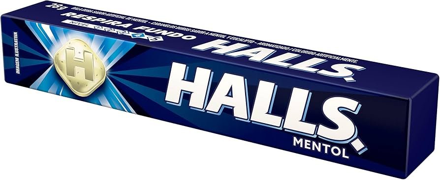 HALLS MENTHOL 28G