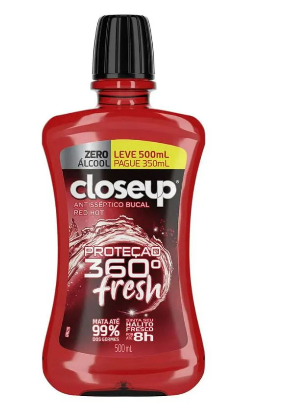 ENXAGUANTE BUCAL CLOSE UP RED HOT 
