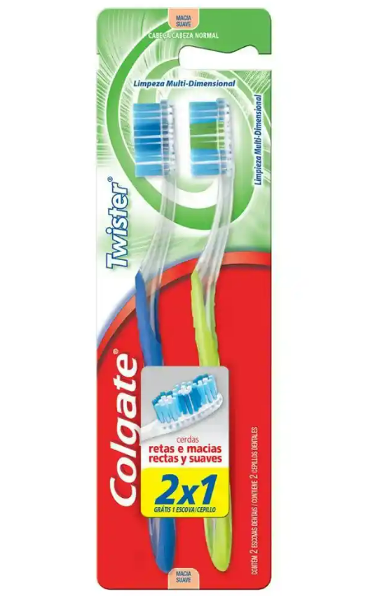 ESCOVA DENTAL COLGATE TWISTER MACIA