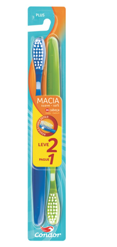 ESCOVA DENTAL CONDOR PLUS LEVE2 PAGUE1