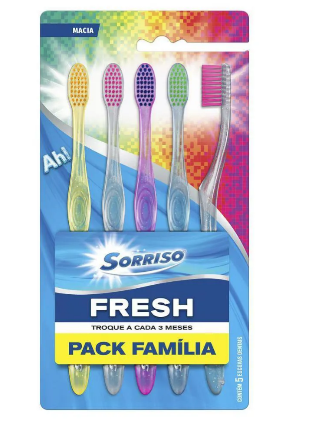 ESCOVA DENTAL SORRISO FRESH 5X1