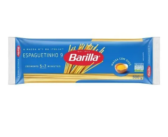ESPAGUETE BARILLA N-9 500G