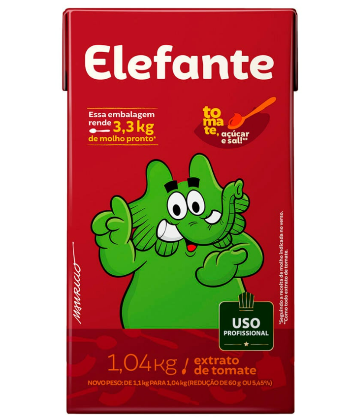 EXTRATO DE TOMATE ELEFANTE 1,04KG