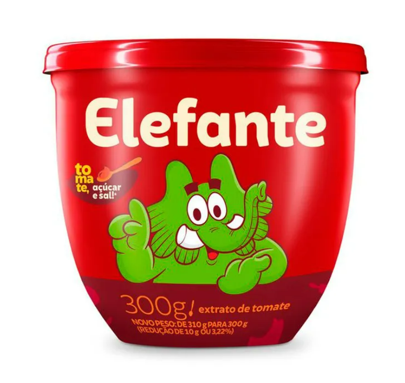 EXTRATO DE TOMATE ELEFANTE 300G