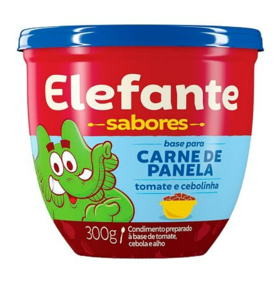 EXTRATO DE TOMATE ELEFANTE CARNE DE PANELA 300G