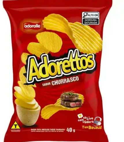 ADORETTOS BATATA FRITA CHURRASCO 40G