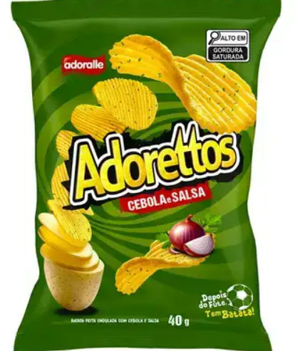 ADORETTOS BATATA FRITA CEBOLA E SALSA 40G