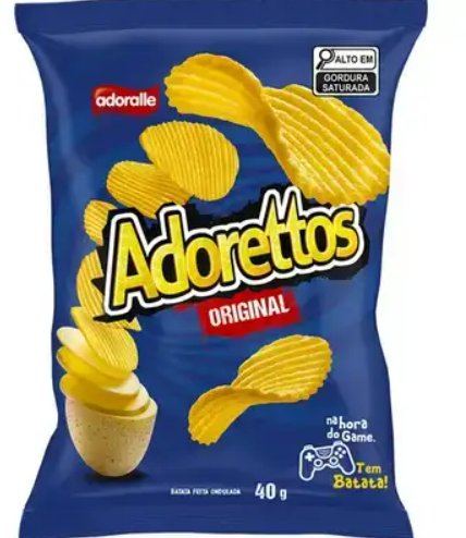 ADORETTOS BATATA FRITA LISA ORIGINAL 40G