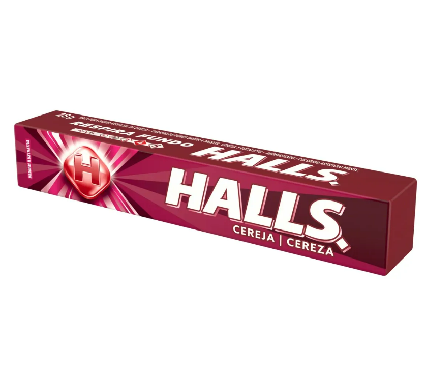 HALLS CEREJA 28G