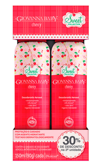 GIOVANNA BABY AERO CHERRY 2X150ML