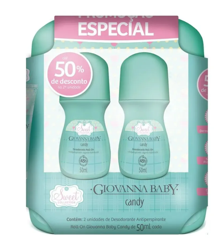GIOVANNA BABY ROLLON CANDY 2X50ML