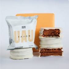 ALFAJOR UAU CHOCOLATE BRANCO 50G