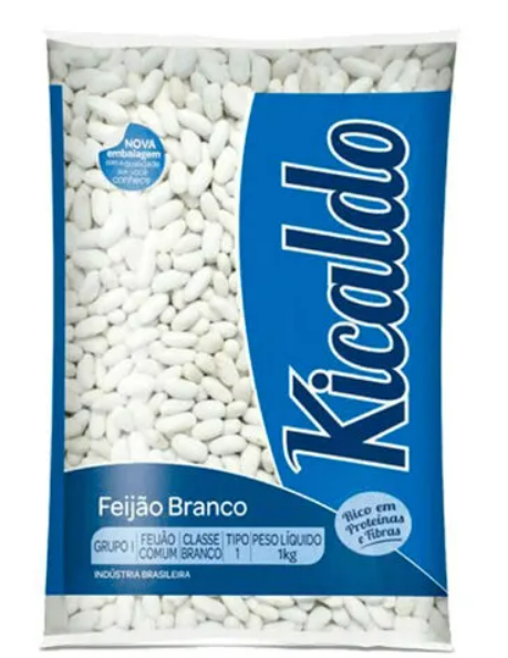 FEIJÃO BRANCO KICALDO 500G