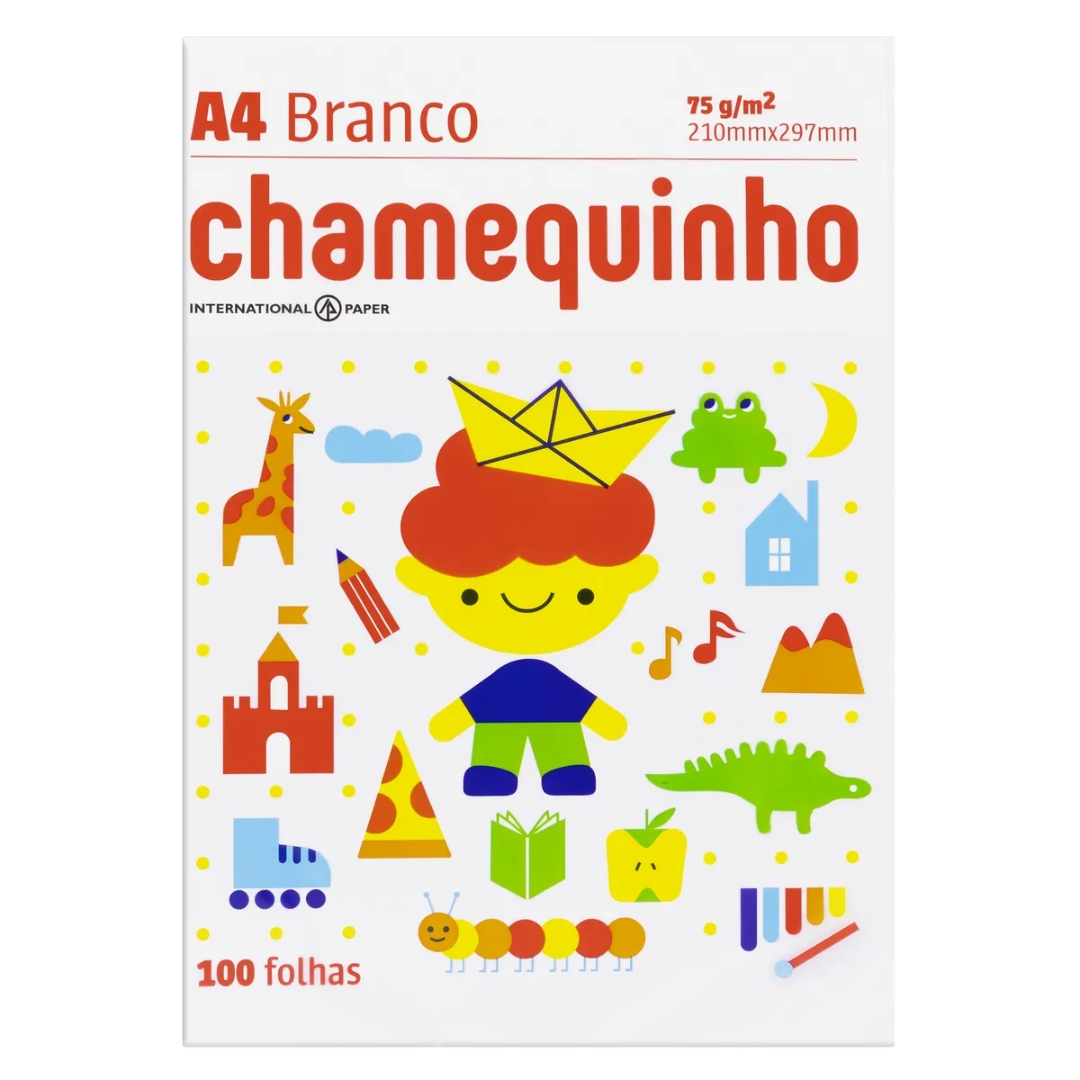 PAPEL BRANCO CHAMEQUINHO A4