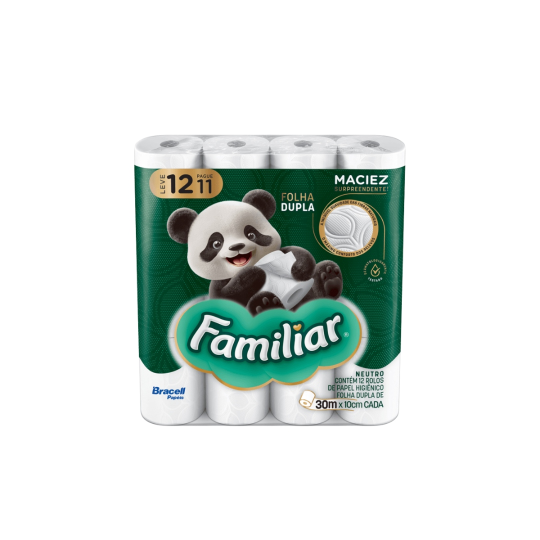 PAPEL HIGIÊNICO FAMILIAR 30M