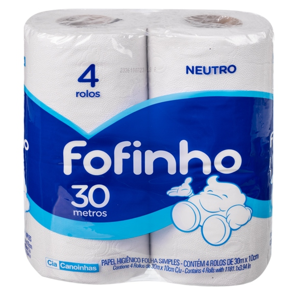 PAPEL HIGIÊNICO FOFINHO 30M