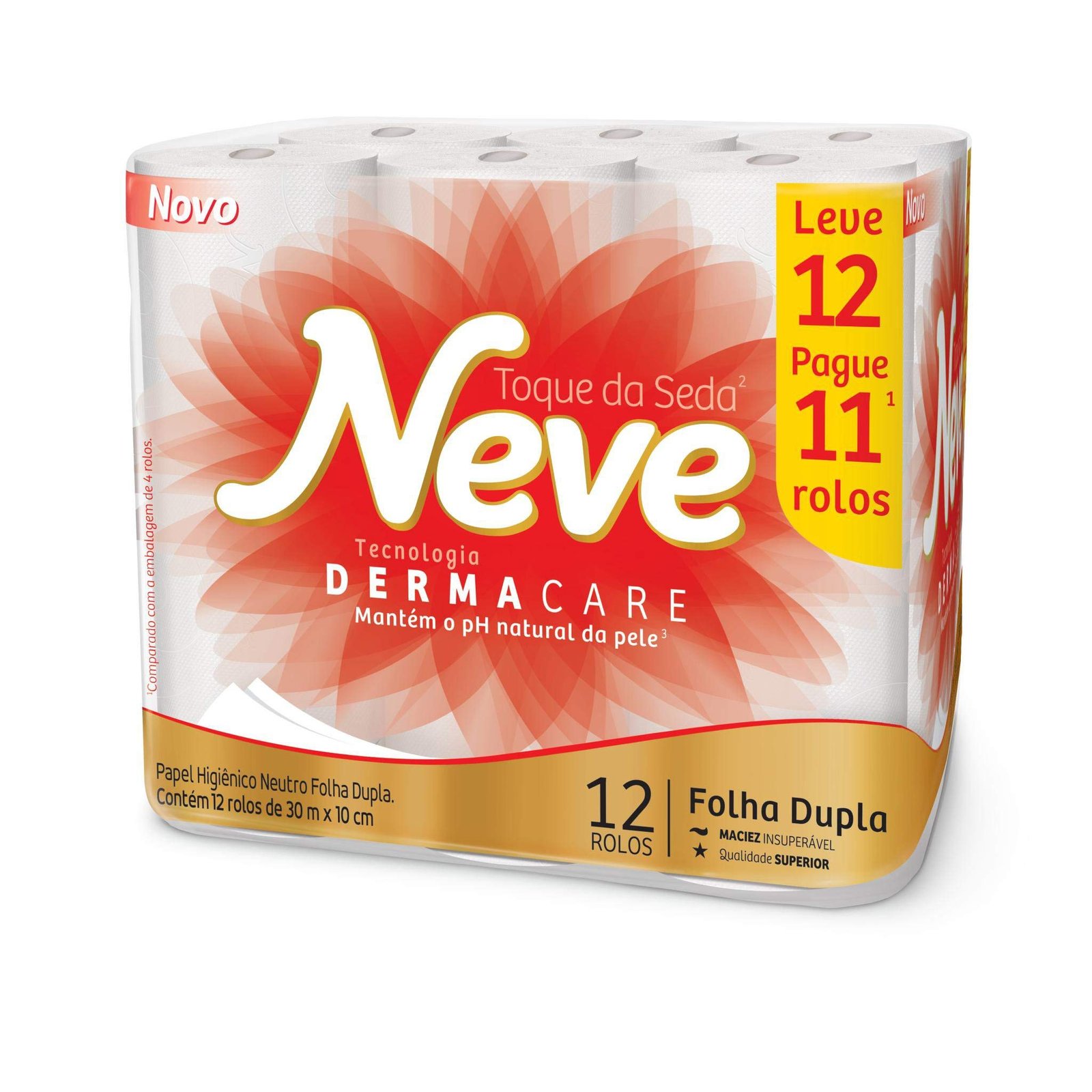 PAPEL HIGIÊNICO NEVE TOQUE DE SEDA 20M