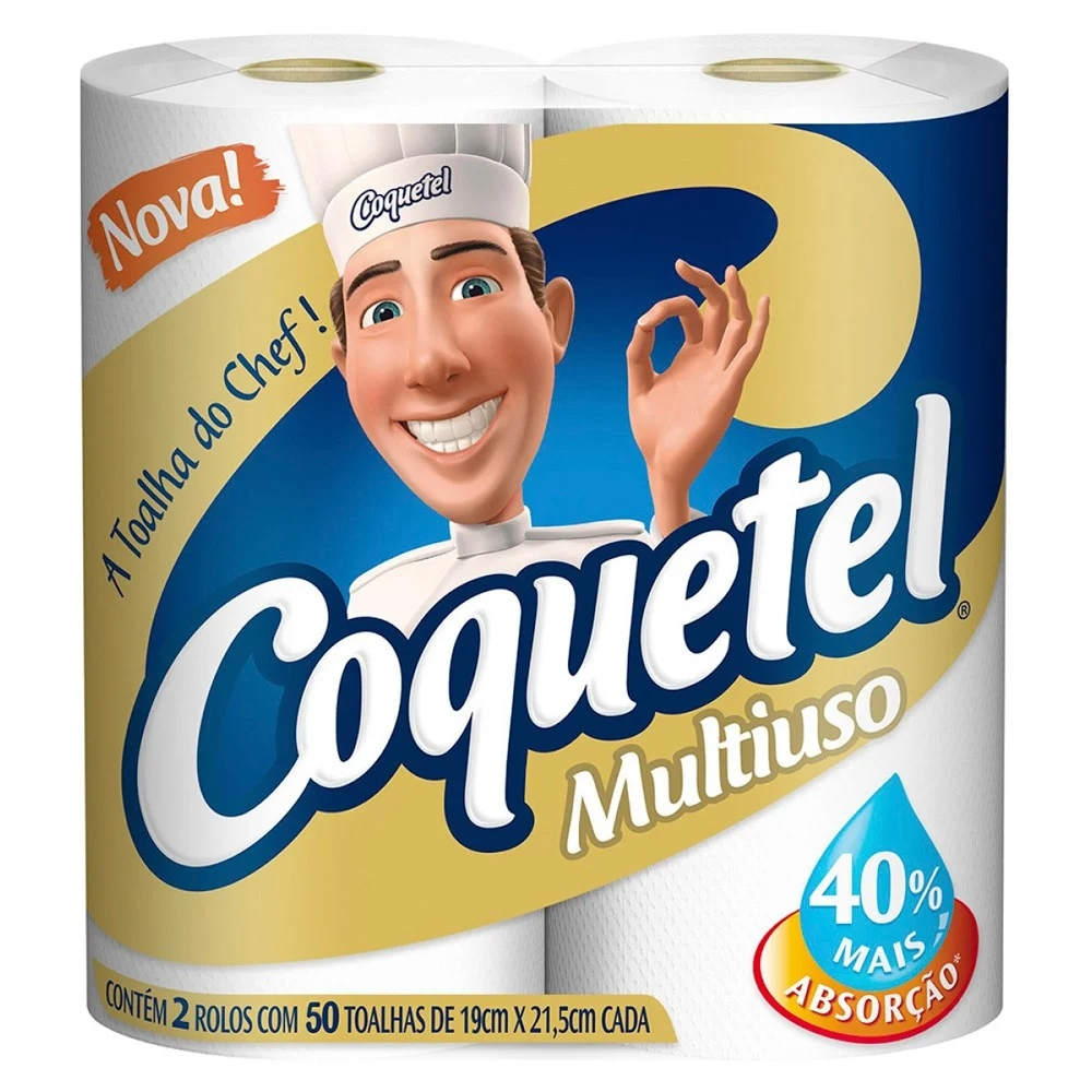 PAPEL TOALHA COQUETEL 2X50FOLHAS