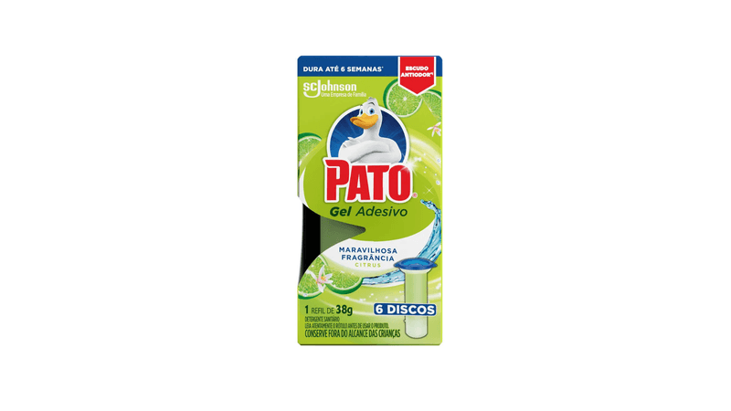 PATO GEL ADESIVO SANITARIO CITRUS 6UN