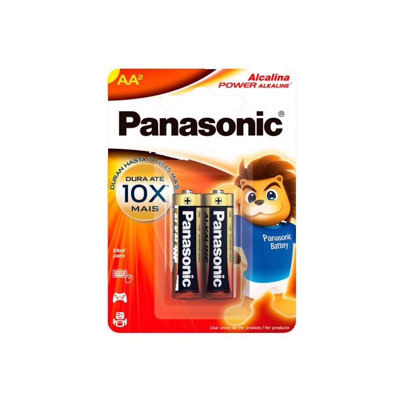 Pilha Alcalina AA PANASONIC