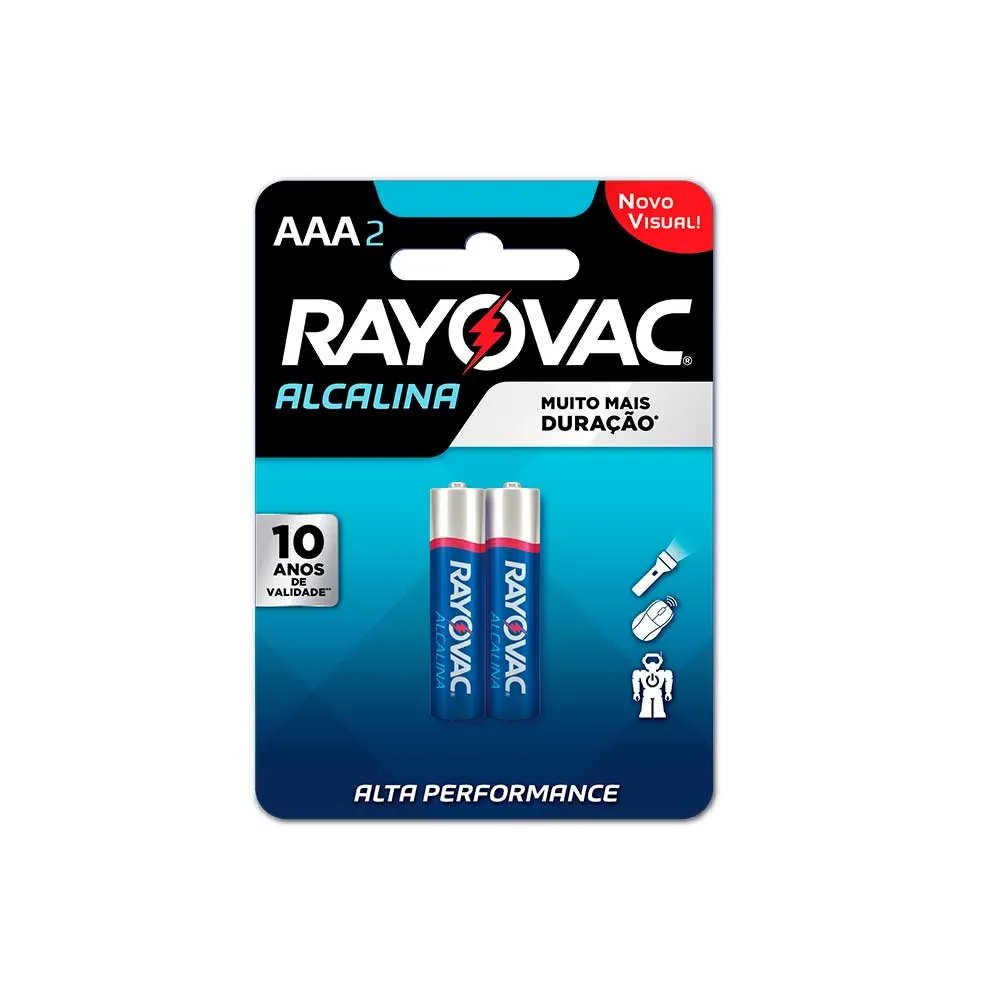 Pilha Alcalina AAA RAYOVAC