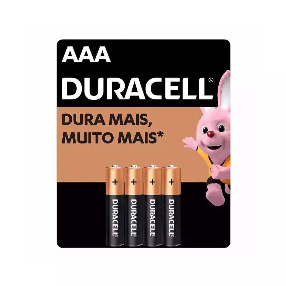 Pilha Alcalina AAA DURACELL