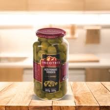 AZEITONA VERDE C/ CAROÇO INCOTRIL 500G
