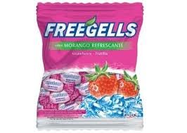 BALA FREEGELLS 584GR MORANGO