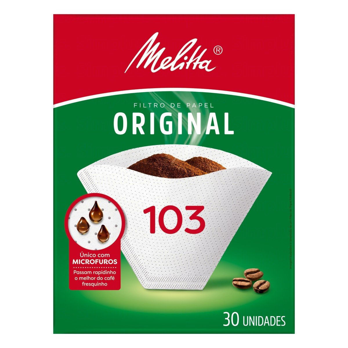 FILTRO PAPEL MELITTA 103 30UN