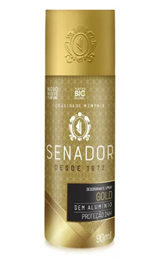DESODORANTE SPRAY SENADOR GOLD 90ML