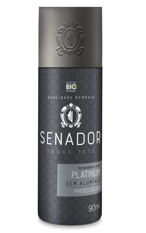 DESODORANTE SPRAY SENADOR PLATINUM 90ML
