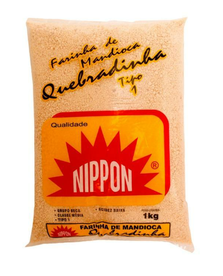 FARINHA DE MANDIOCA AMARELA NIPPON 1KG