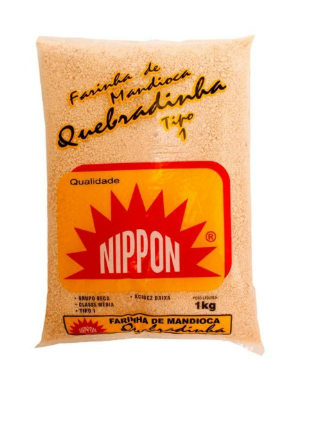 FARINHA DE MANDIOCA QUEBRADINHA NIPPON 1KG