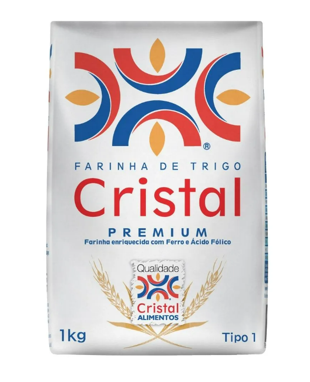 FARINHA DE TRIGO CRISTAL 1KG