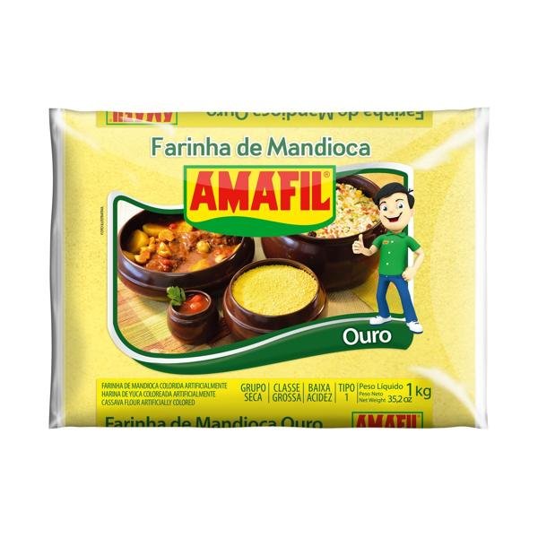 FARINHA MAND AMAFIL AMARELA OURO 1KG