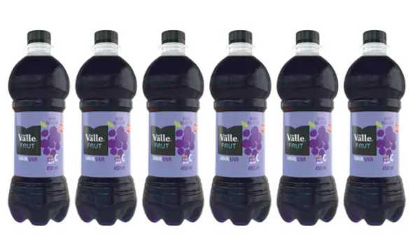 Suco Del Valle Frut Uva 6x450ml