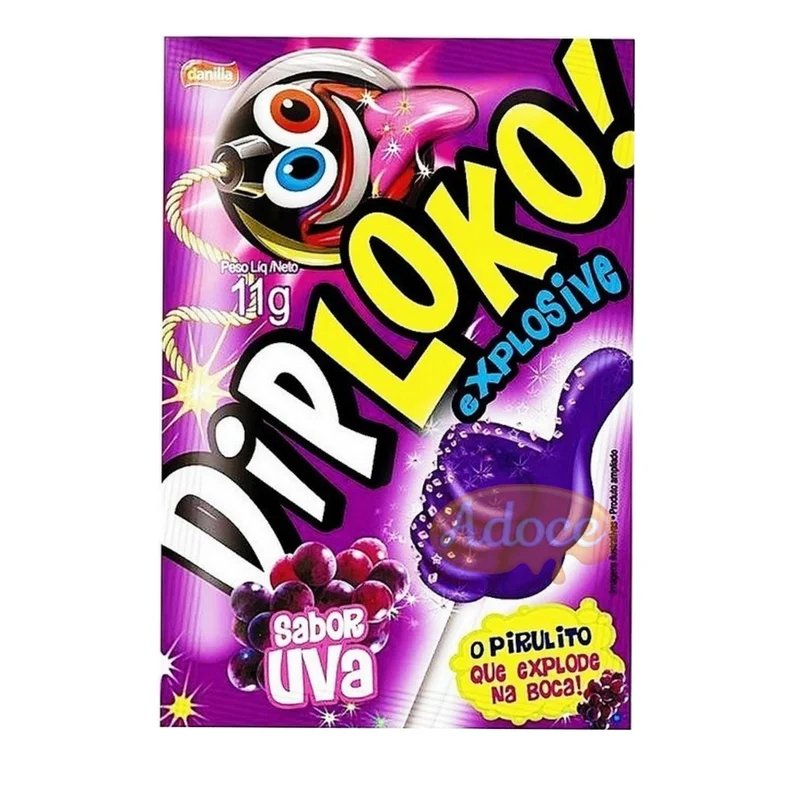 Pirulito DIP LOKO Uva 11G