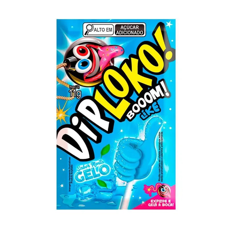 Pirulito DIP LOKO Gelo 11G