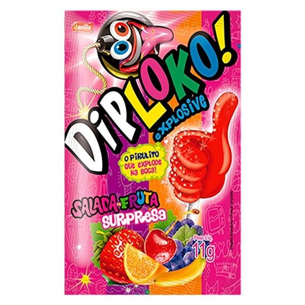 Pirulito DIP LOKO Salada de Frutas 11G