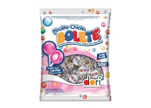 Pirulito DORI Bolete Tutti-Frutti 400G