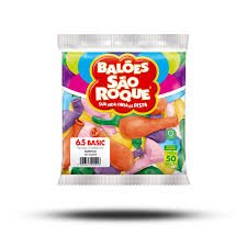 BALÃO SÃO ROQUE SORTIDO N-6.5 50UN