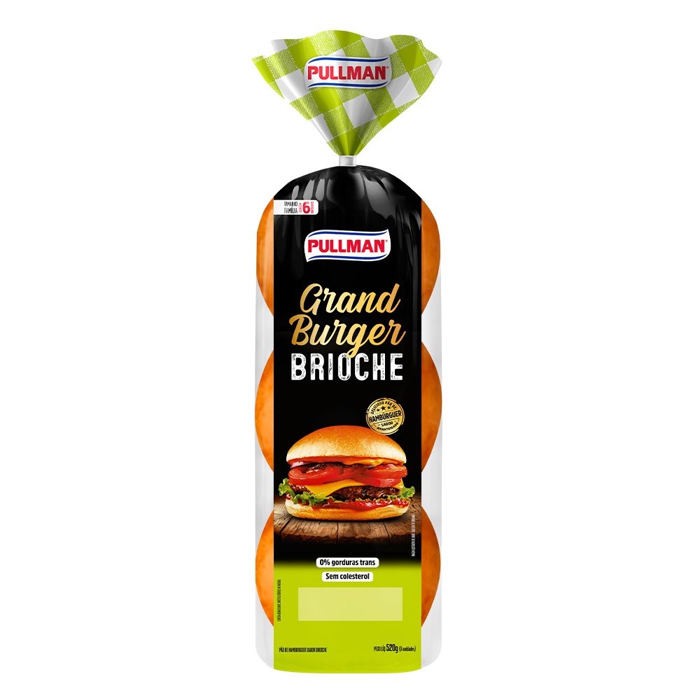 Pão Hambúrguer Brioche PULLMAN 520G