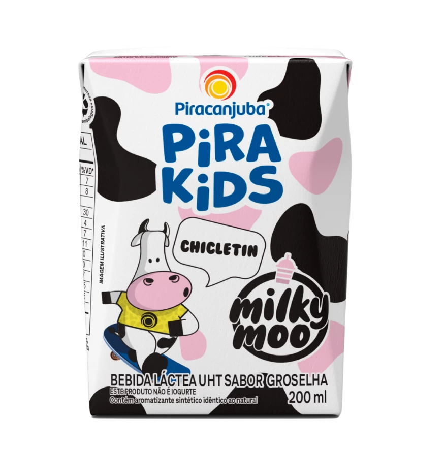 PIRAKIDS MILKYMOO CHICLETIN 200ML