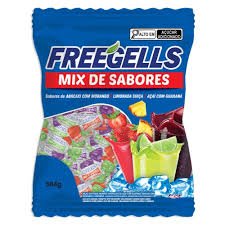 BALAS FREEGELLS 475G MIX SABORES 
