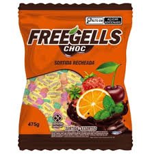 BALAS FREEGELLS CHOCOLATE SORTIDAS 475G