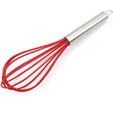 BATEDOR DE OVOS VERMELHO 29CM
