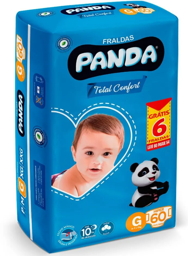 FRALDA PANDA HIPER G 54UN