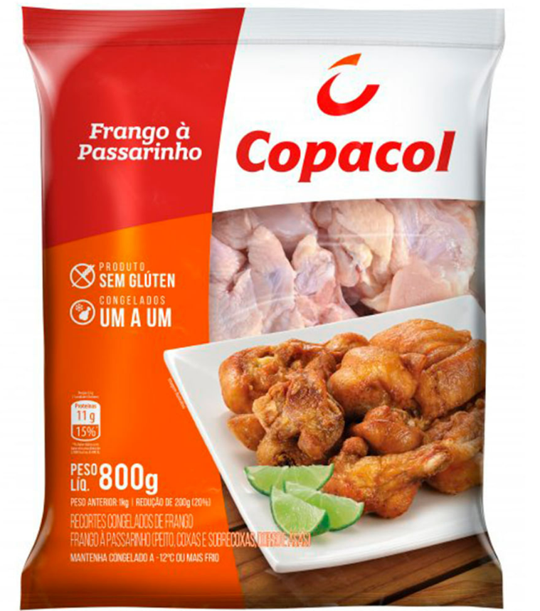 FRANGO A PASSARINHO COPACOL IQF 800G